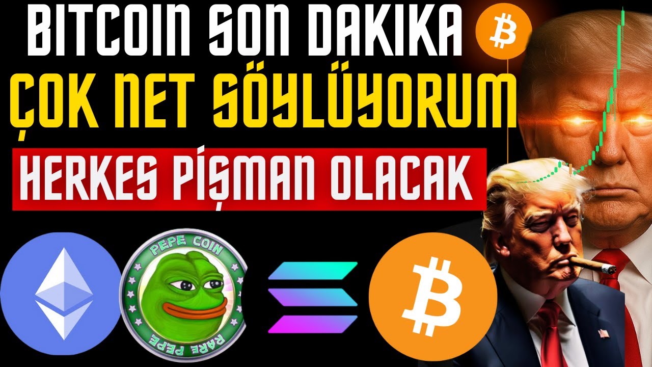 BİTCOİN ANALİZ &Ccedil;OK NET S&Ouml;YL&Uuml;YORUM HERKES PİŞMAN OLACAK #BITCOIN #ALTCOIN