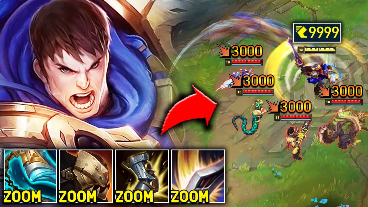GAREN, BUT I'M A LITERAL CHAINSAW WITH 1000 MOVE SPEED (YOU CAN'T ESCAPE IT)