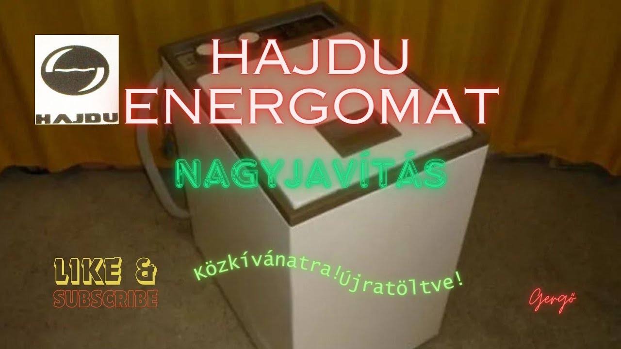 HAJDU Energomat nagyjavítás. ÚJRATÖLTVE! közkívánatra. (Mentésből)