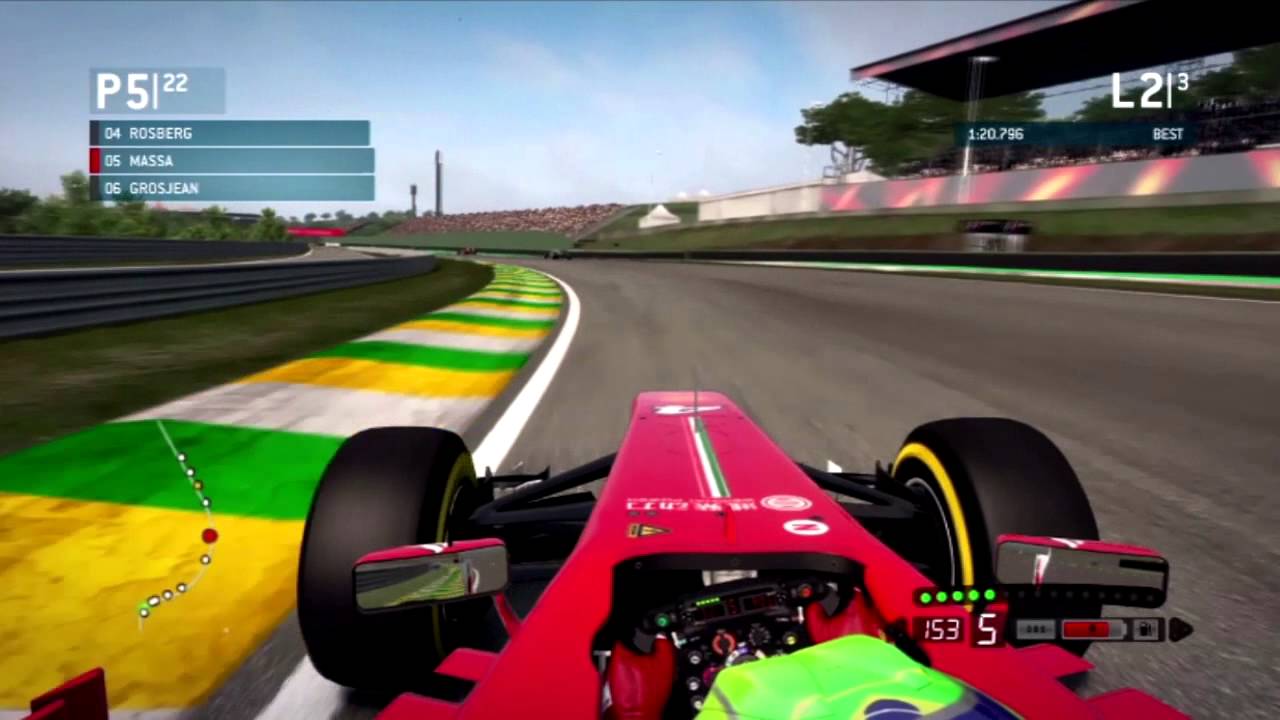 F1 2013 - Brazil - 3 Laps as Felipe Massa