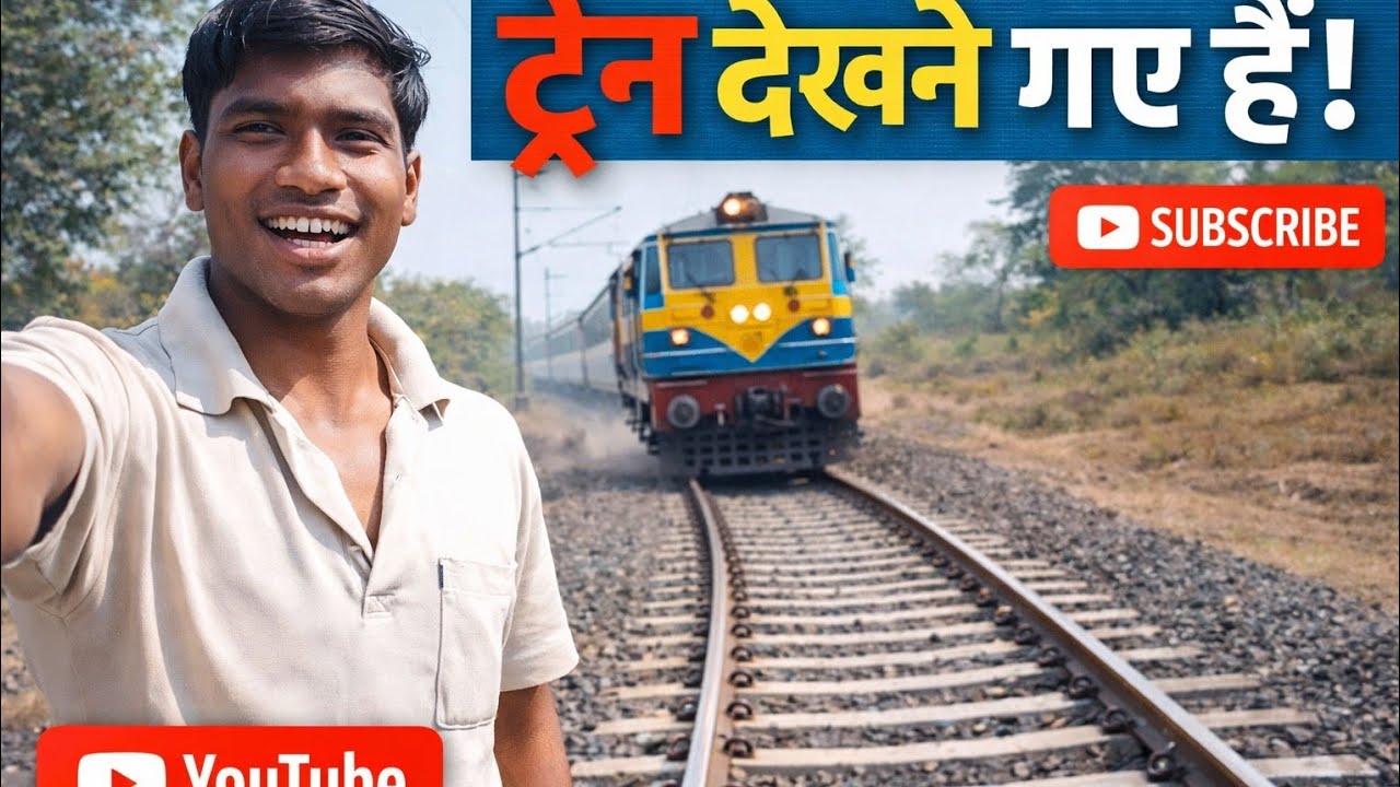 रुको वॉइस मैं आपको ट्रेन दिखाऊंगा तो मैं जा रहा हूं गाड़ी ट्रेन देखने main aapko train dikhaunga Aaj