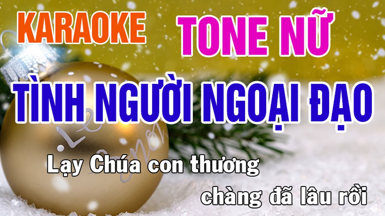 Tình Người Ngoại Đạo Karaoke Tone Nữ Nhạc Sống - Phối Mới Dễ Hát - Nhật Nguyễn