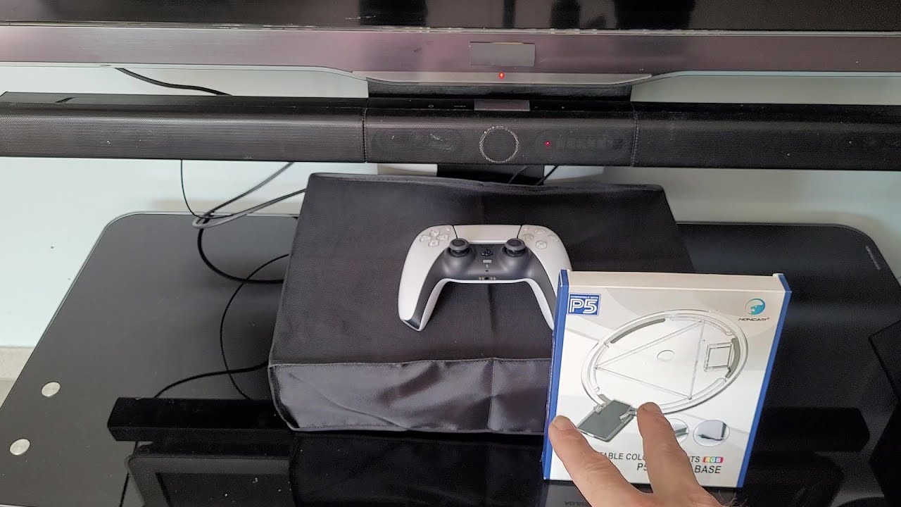 PS5 - Housse de protection & Base Lumineuse