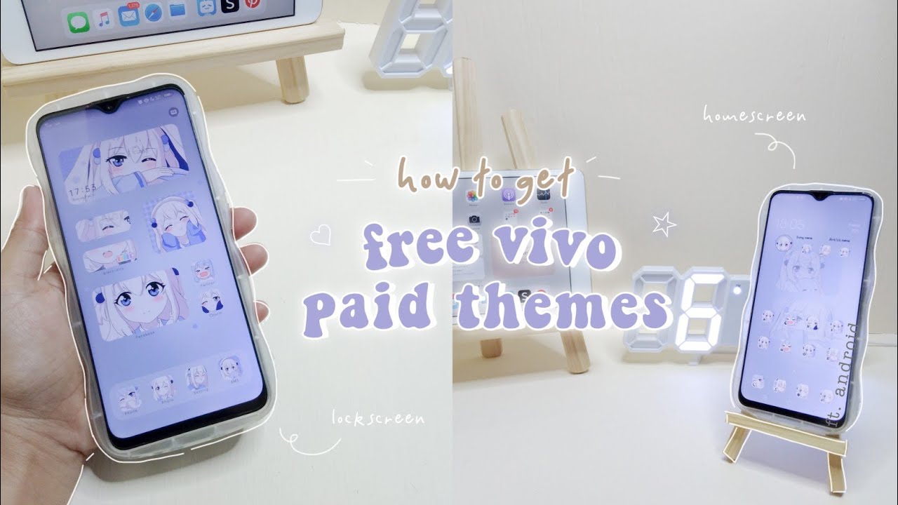 🍬 how to get paid themes for free on vivo phones - to make your phone cute and aesthetic