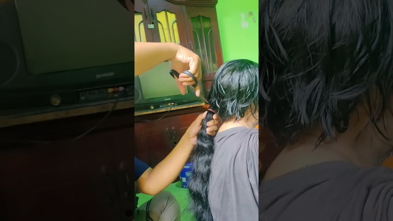 Curly haircut shortbob