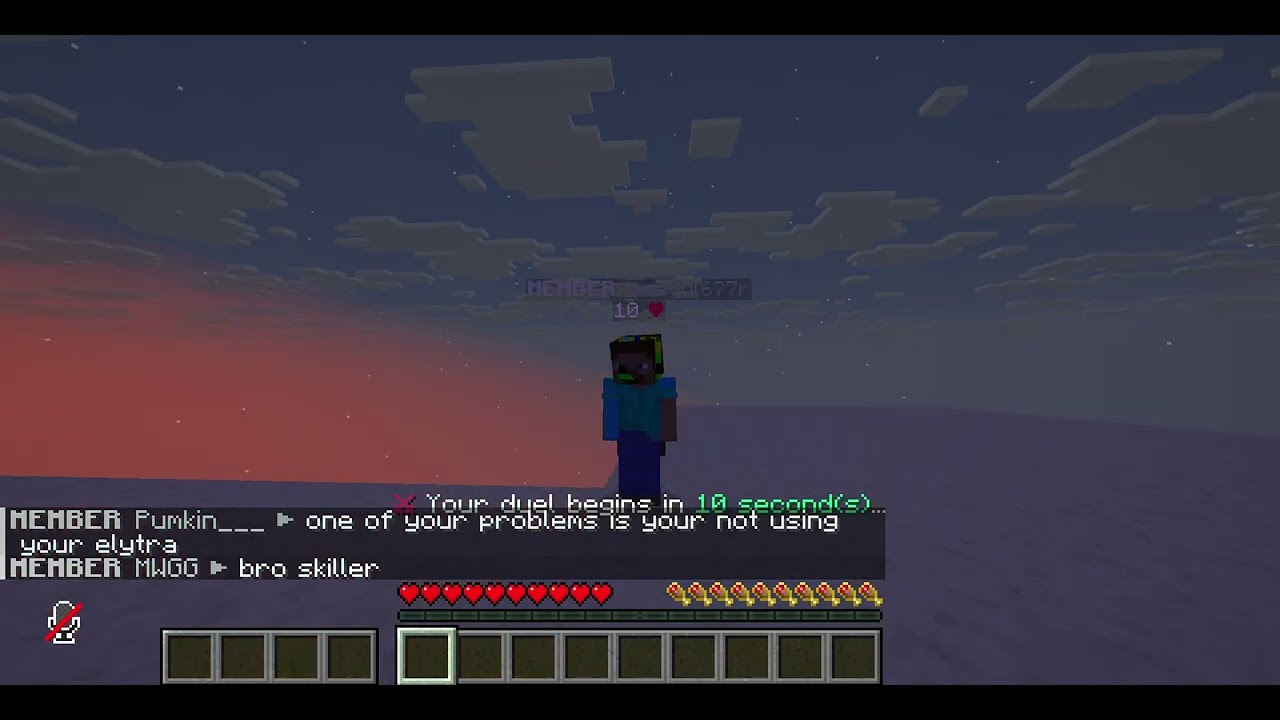 Crystal pvp and duels on fresh SMP