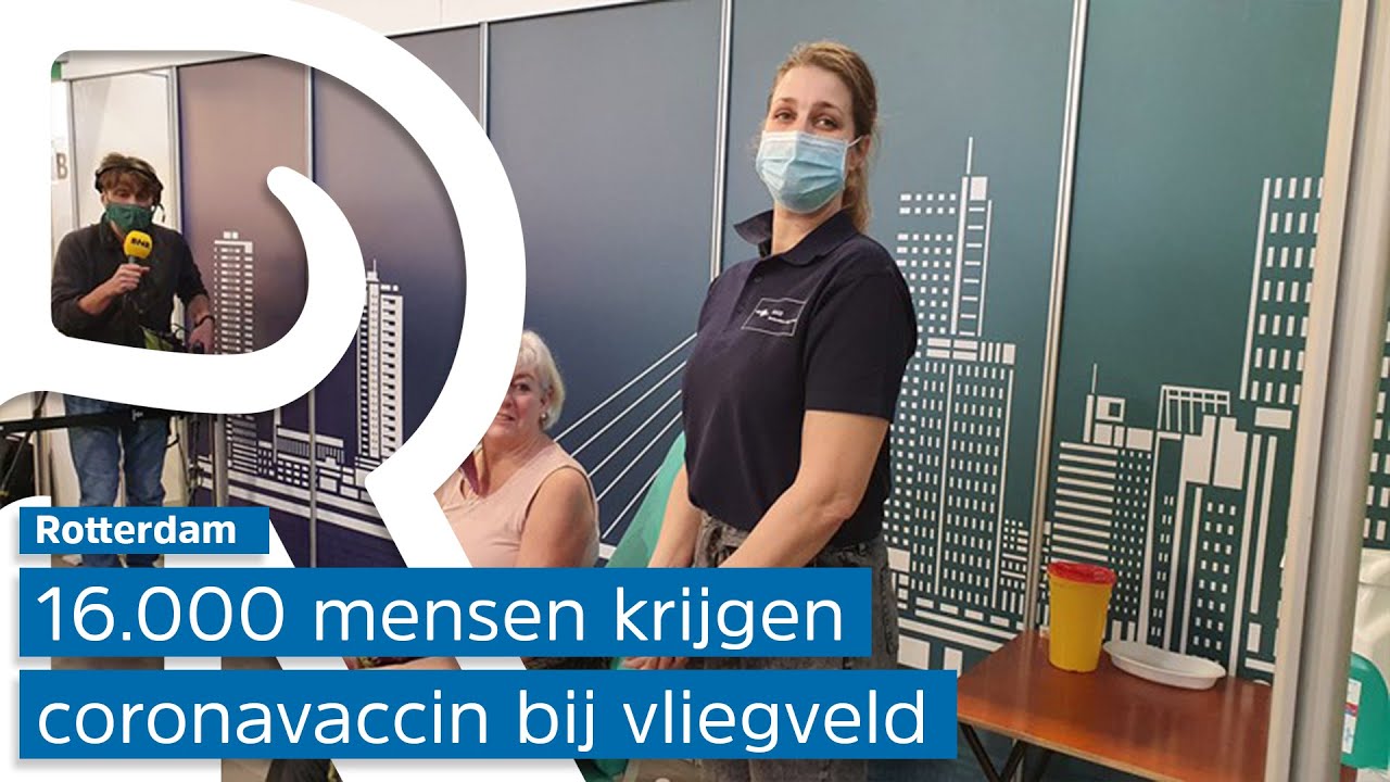 Vaccineren zorgmedewerkers begonnen op Rotterdam The Hague Airport