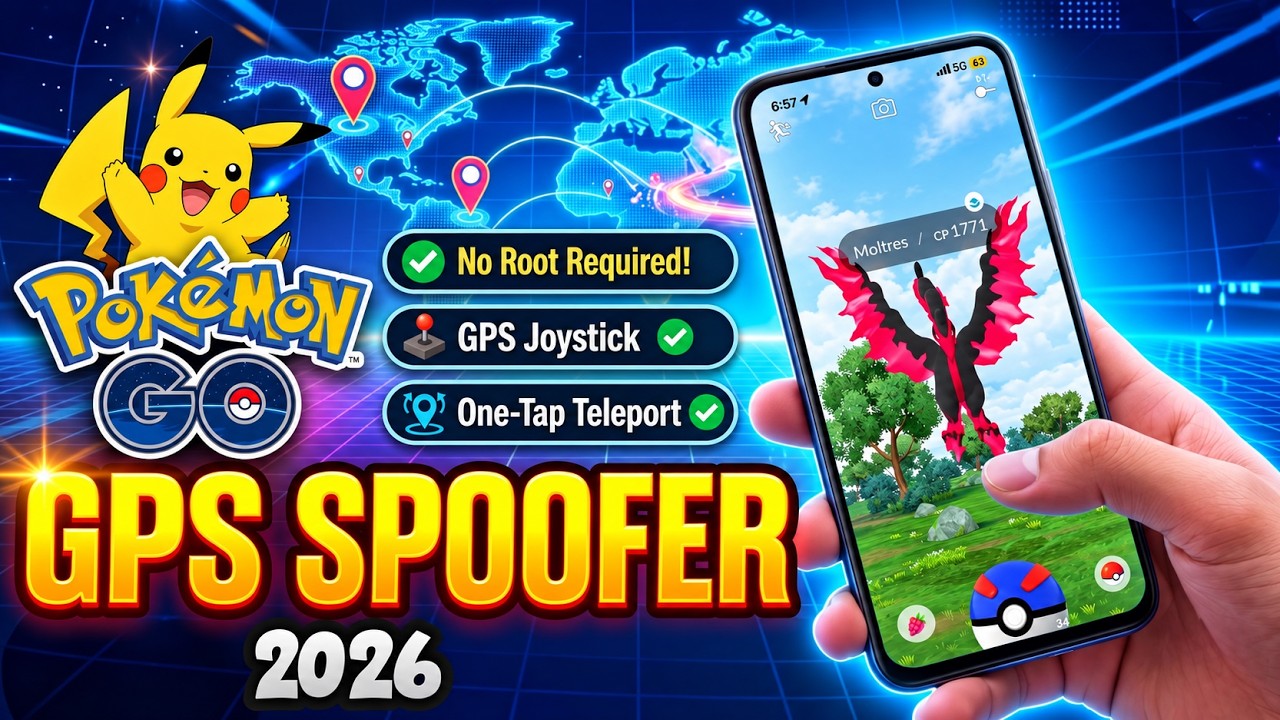 Я протестировал этот GPS-спуфер для Pok&eacute;mon GO на Android 🔥 Обзор MocPOGO 2026