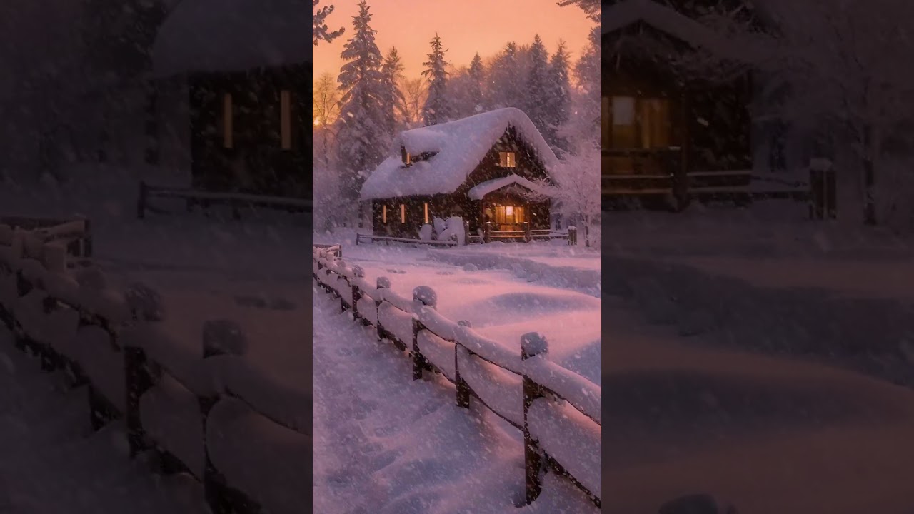 Winter Snow - Winter Mood with Falling Snowflakes