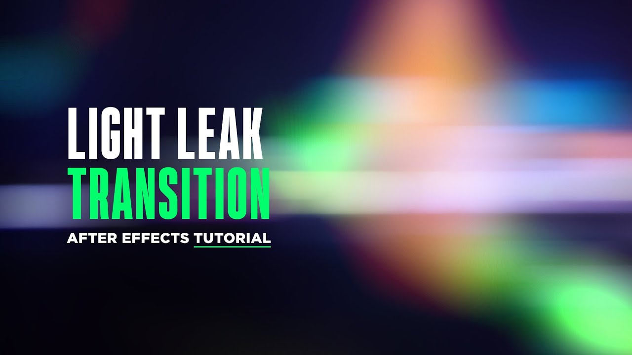 After Effects Tutorial | Light Leaks Transition | Mellow Mograph