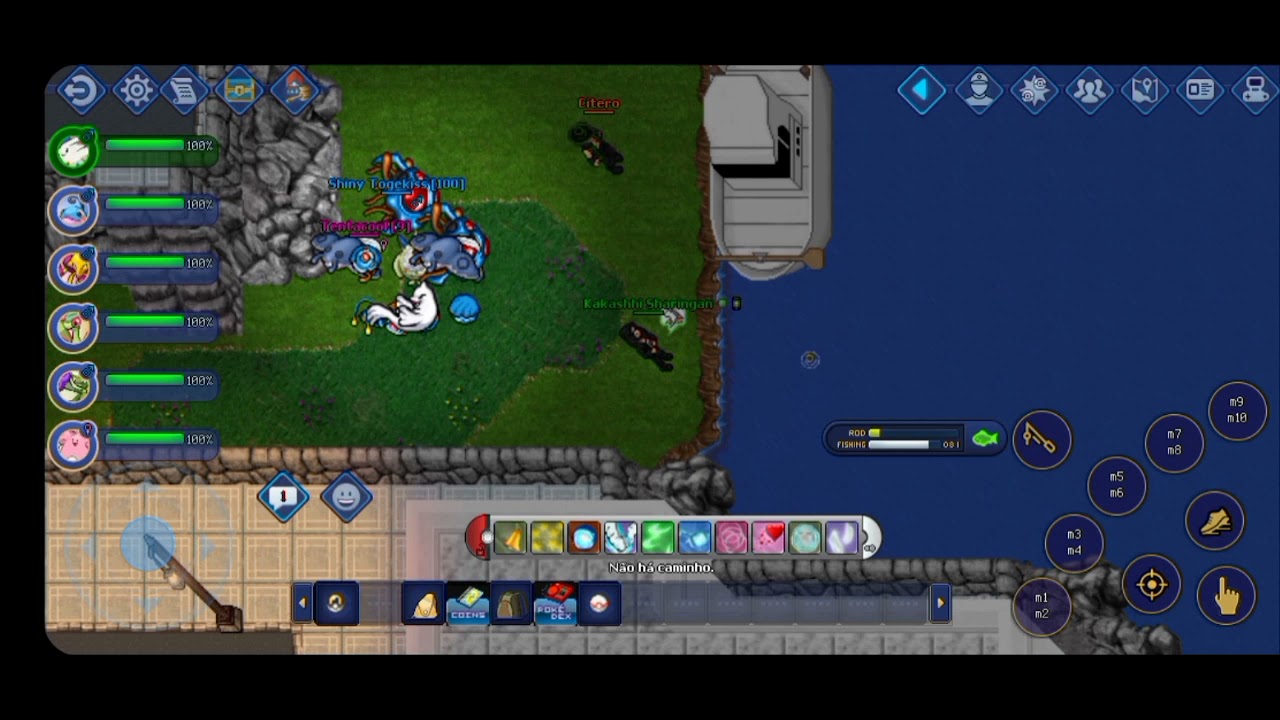 Ot pok&eacute;mon mobile!! dropando TM em 8 min na pesca