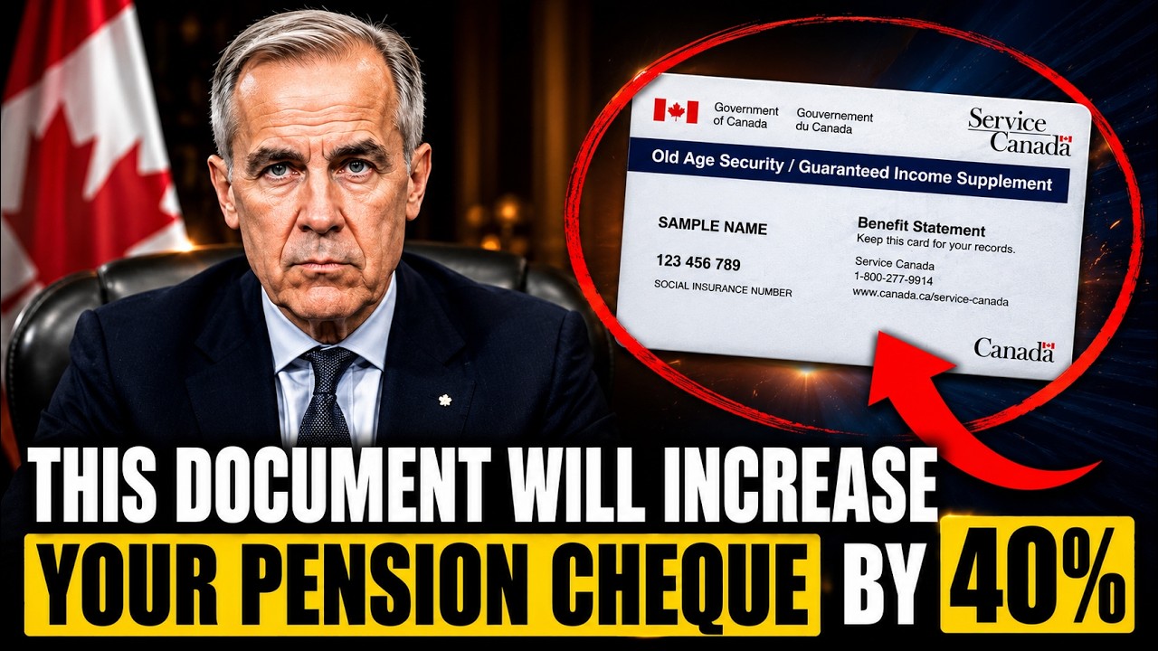📌 This One Document Can Increase a Canadian Senior's Monthly Cheque by 40% (Most Ignore It)