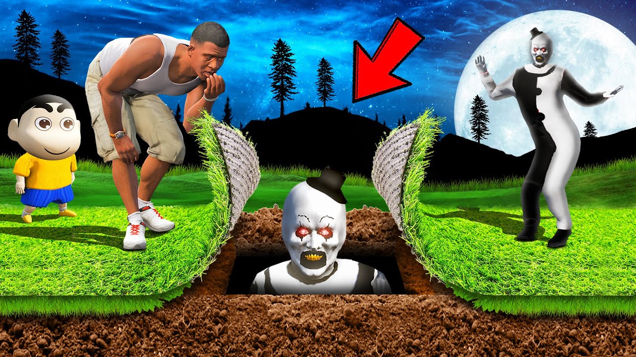 SHINCHAN AND FRANKLIN FOUND & FOUGHT THE GHOST OF THE SERBIAN DANCING LADY IN GTA 5