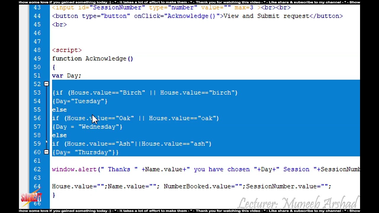 A2 IT JT | Solution to JS Task 3 | Class Lecture | 02 02 2026