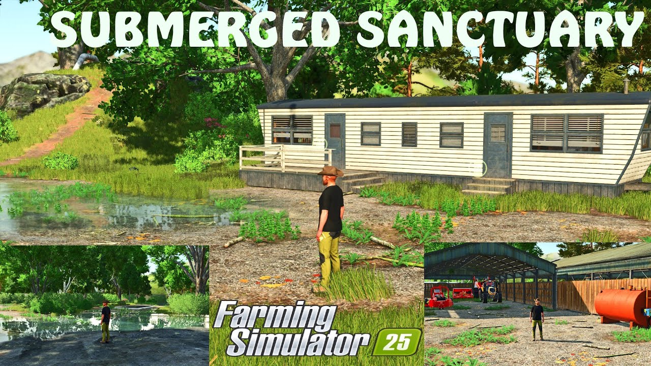 🔴 LIVE:💯New Map✨👉 Submerged Sanctuary v1.0.0.0 FS25 🎮 Gameplay