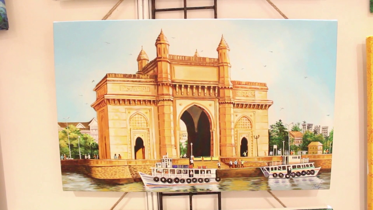 Indian Mouth & Foot Painting Artist