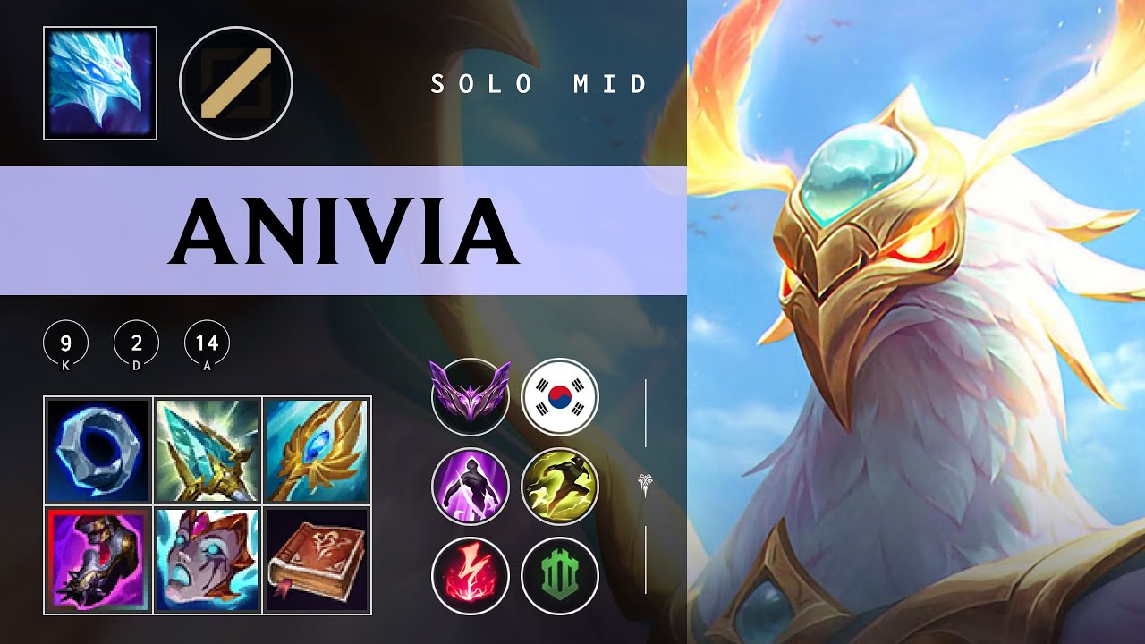 Anivia Mid vs Akali - KR Master Patch 25.22