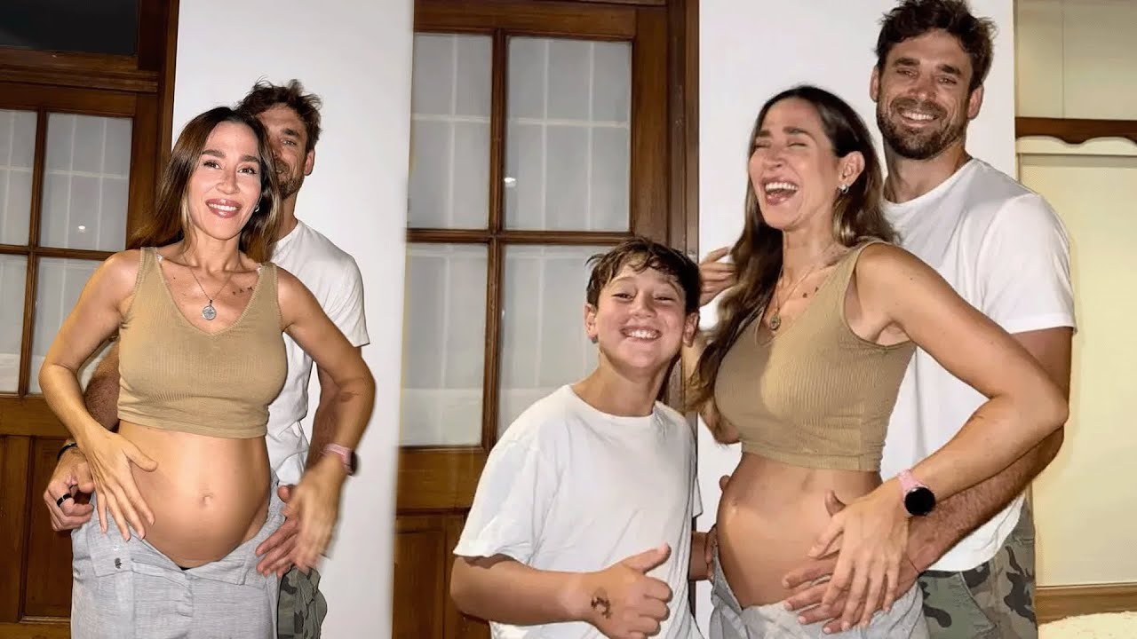JIMENA BARÓN ESTÁ EMBARAZADA: Con un tierno texto y fotos con Matías y Momo, lo anunció en redes