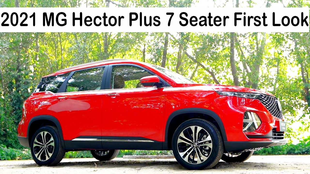 2021 MG Hector Plus 7 Seater Facelift First Look l New Features l Indiantorque.com