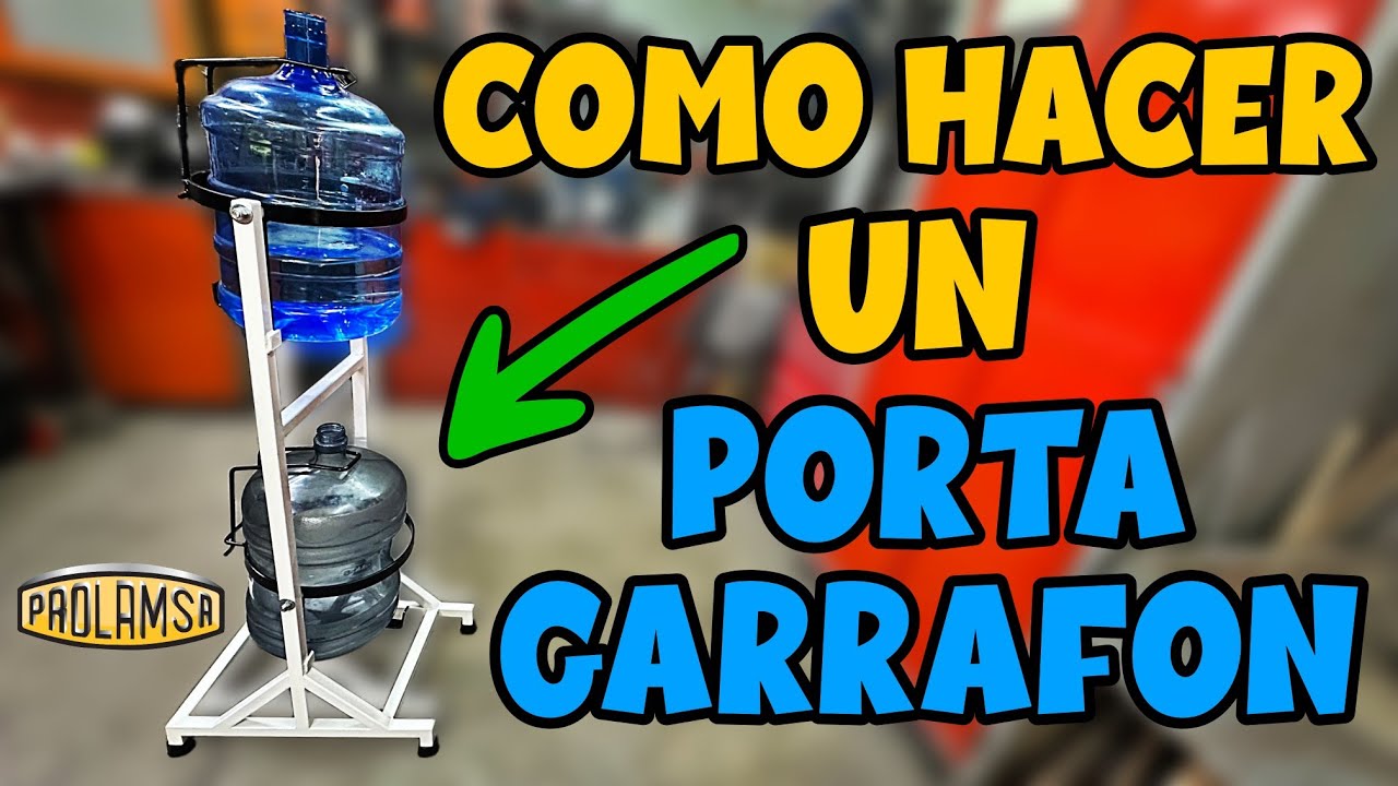 💦 Como Hacer Un PORTA GARRAFON Doble De Herreria 🪣 - PROLAMSA -JJ HERRERIA Y MAS