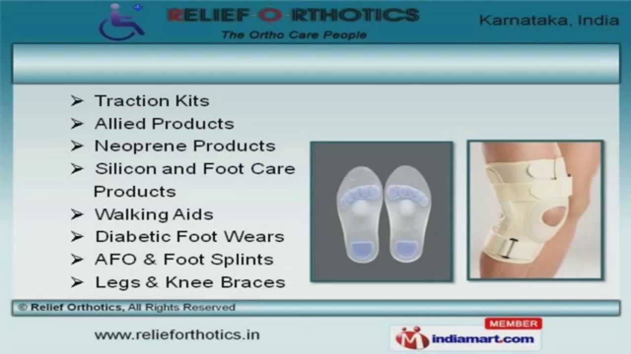 Orthopedic Equipment by Relief Orthotics, Bengaluru