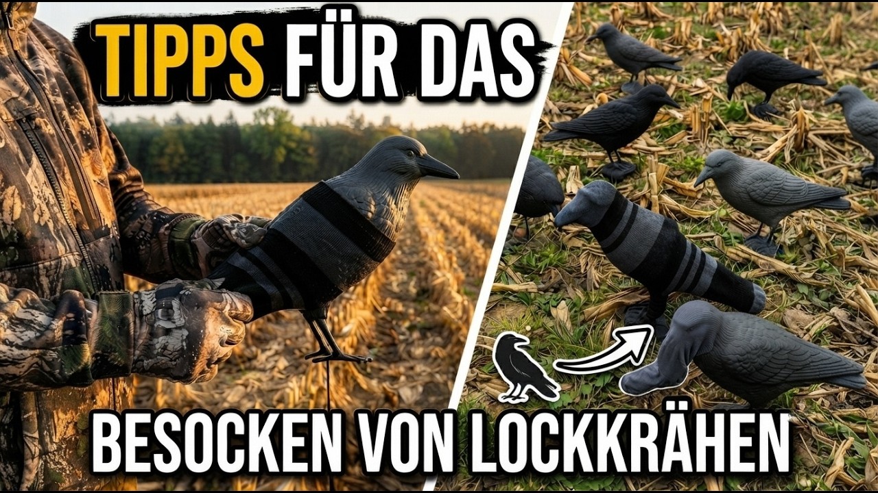 Krähenjagd Ausrüstung: Tipps für das Besocken von Lockkrähen