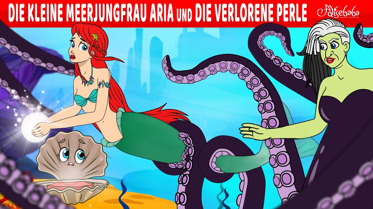 Die Kleine Meerjungfrau Aria und Die Verlorene Perle | Märchen für Kinder | Gute Nacht Geschichte