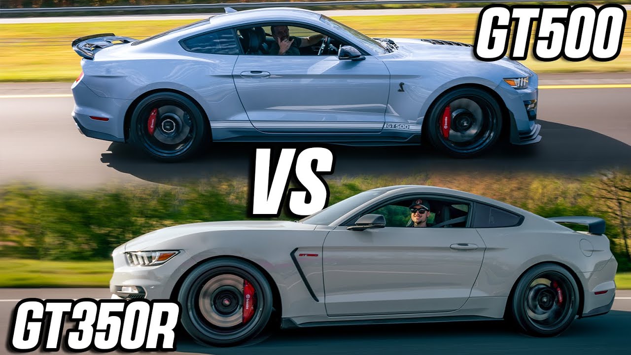 Какой современный MUSTANG ЛУЧШИЙ? Сравнение Shelby GT350R и GT500!