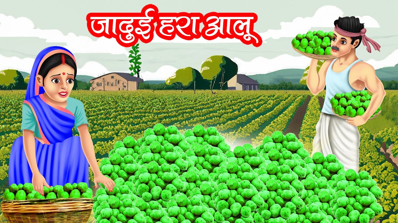 जादुई हरे आलू | JDAUI HARE AALOO | HINDI KAHANIYA | MORAL STORIES | JADUI KAHANIYA
