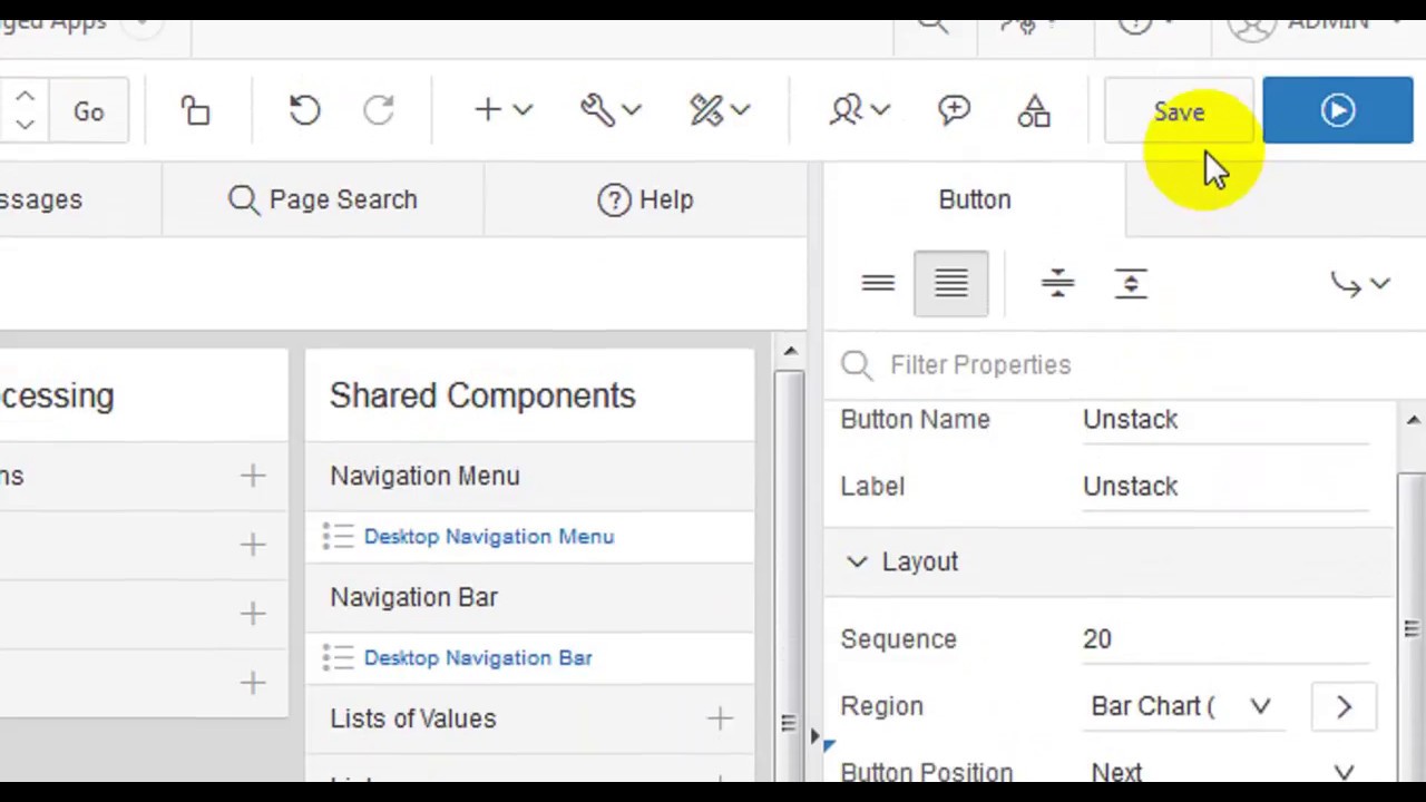 Oracle Application Express Bar Charts Part 01