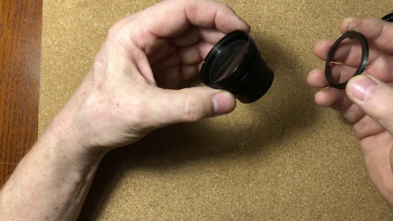 CZJ Triotar 135/4 front lens cell removal for cleaning
