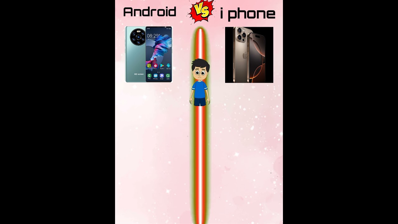 Android Phone vs I phone❓ #short #ytshort #viralshort #comparison