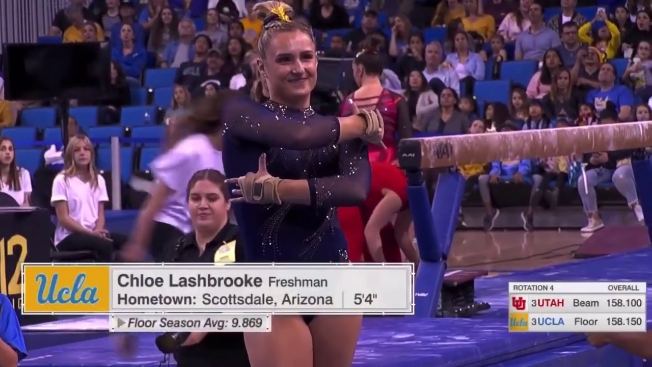 Chloe Lashbrooke Floor UCLA vs Utah 2020 9.900
