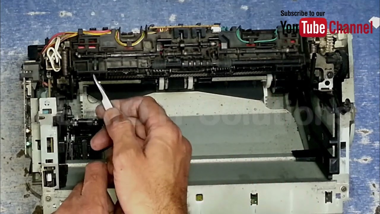 HP LaserJet P1102 || Red / caution light blink || solved || #hp #canon #pritner #repair #ho #howto