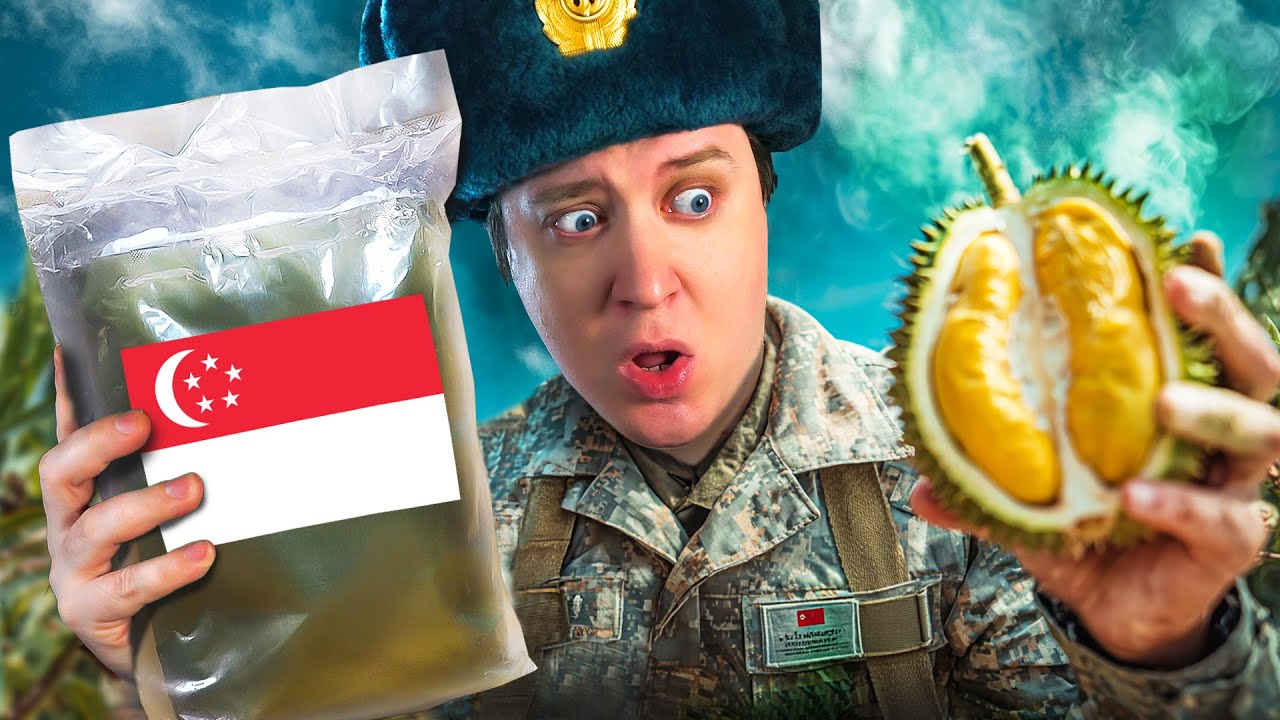 Singapurska Armia IRP &ndash; w środku jest DURIAN! Jak można to w og&oacute;le jeść?!