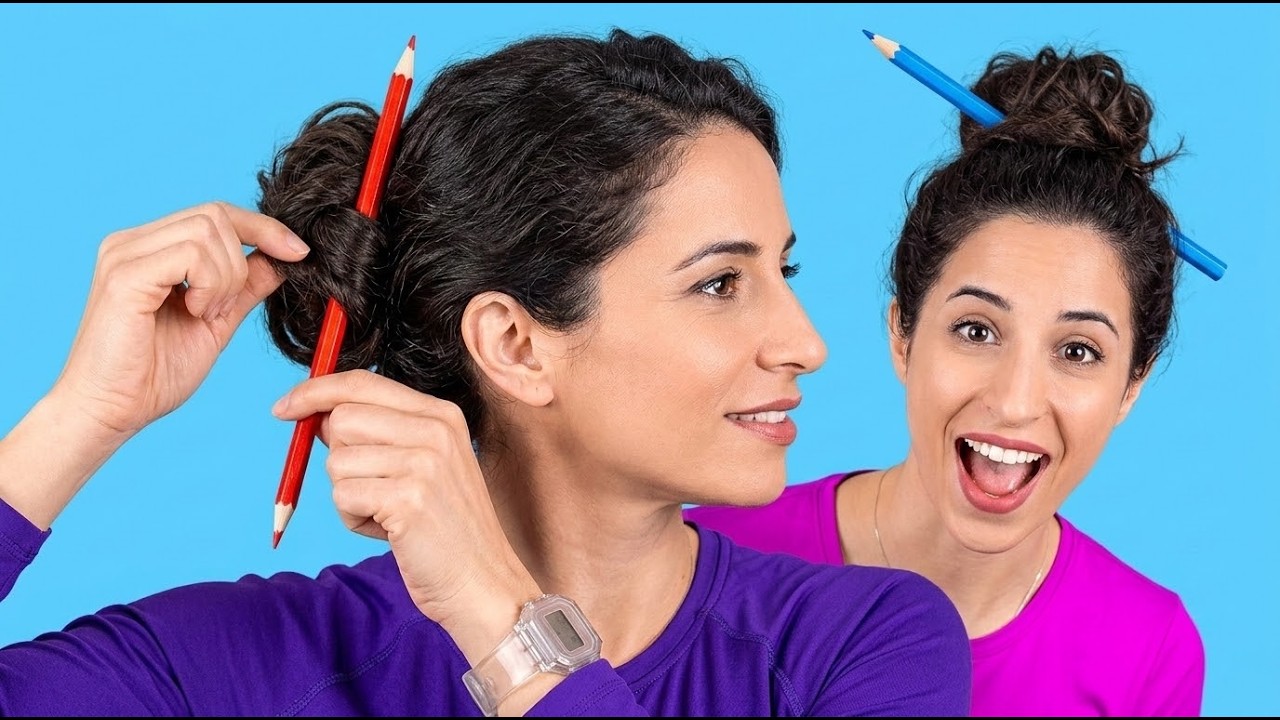 DES IDÉES DE COIFFURE VRAIMENT SYMPAS || Des Astuces Pour Tes Cheveux Faciles À Réaliser par 123 GO!