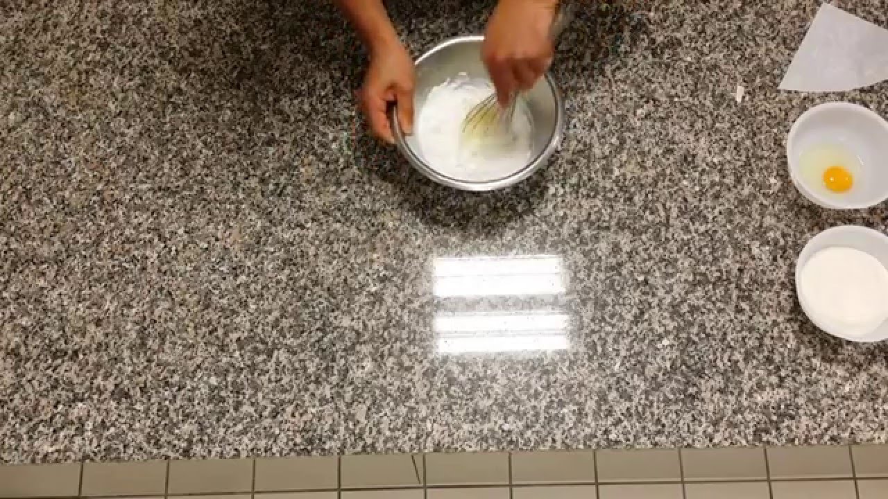 Pâte sucrée par emulsion.