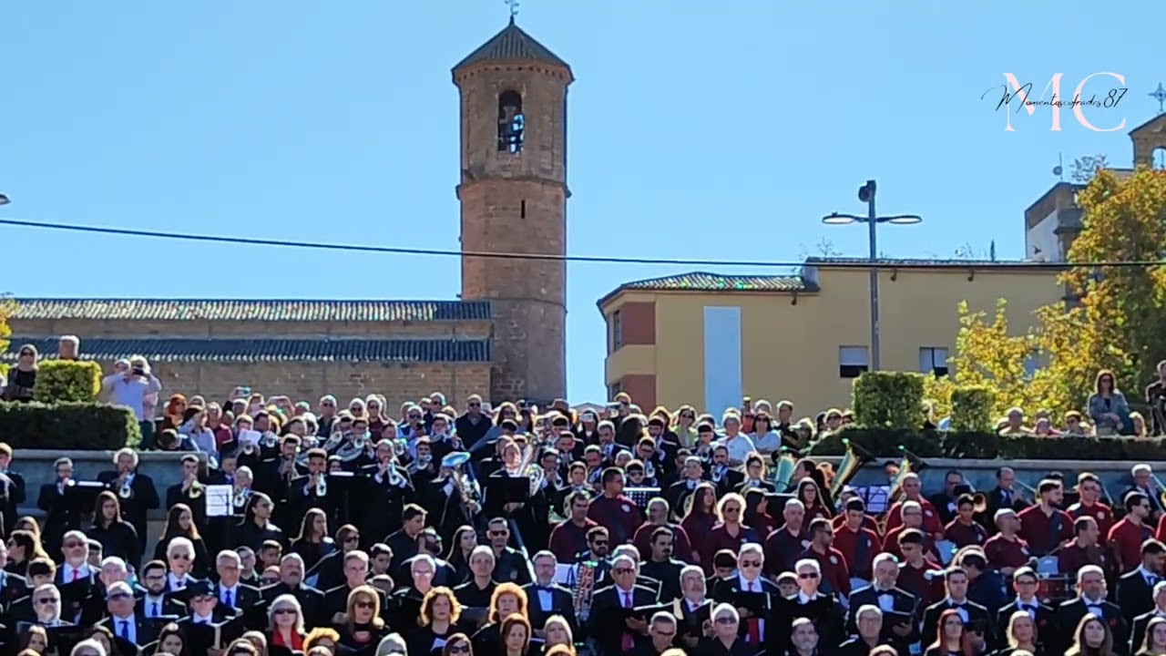 Grabacion de Villancico en Linares con distintas agrupaciones,bandas y coros. 19-11-23