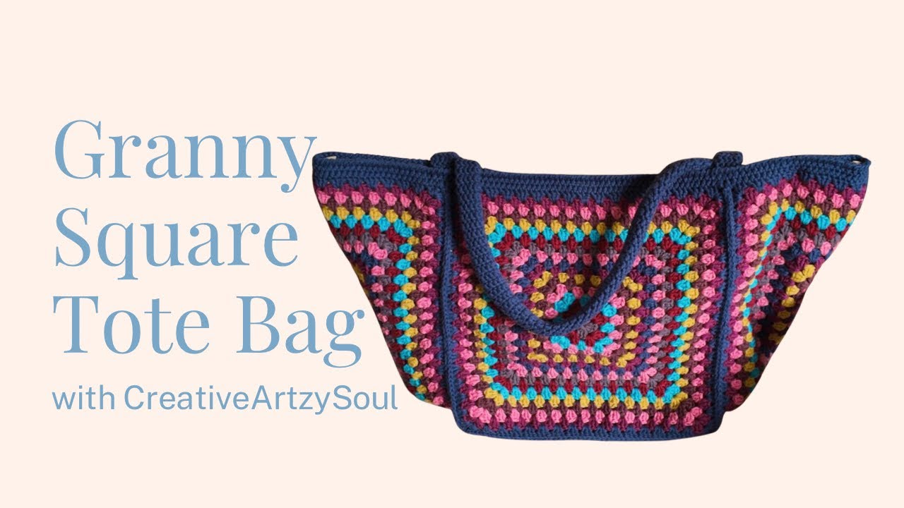 GRANNY SQUARE TOTE BAG | 2K SUBSCRIBERS 🎉