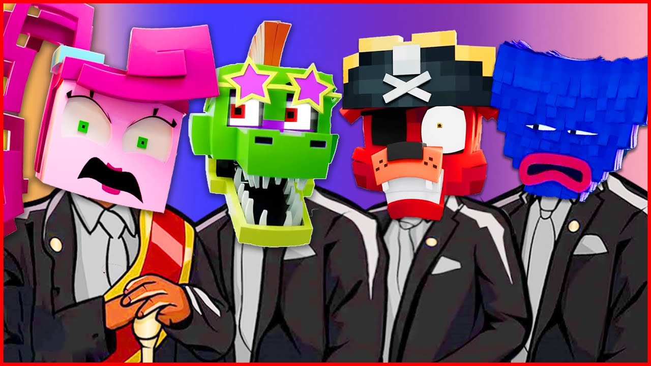 Coffin Dance Song (COVER) || FNAF Security Breach Minecraft Animation
