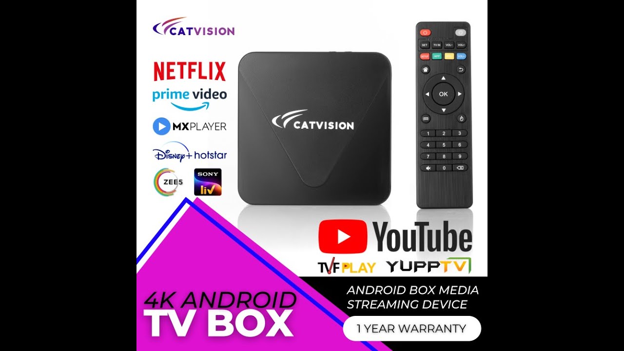 Catvision Android TV Box - New Launch Catvision Android TV Box