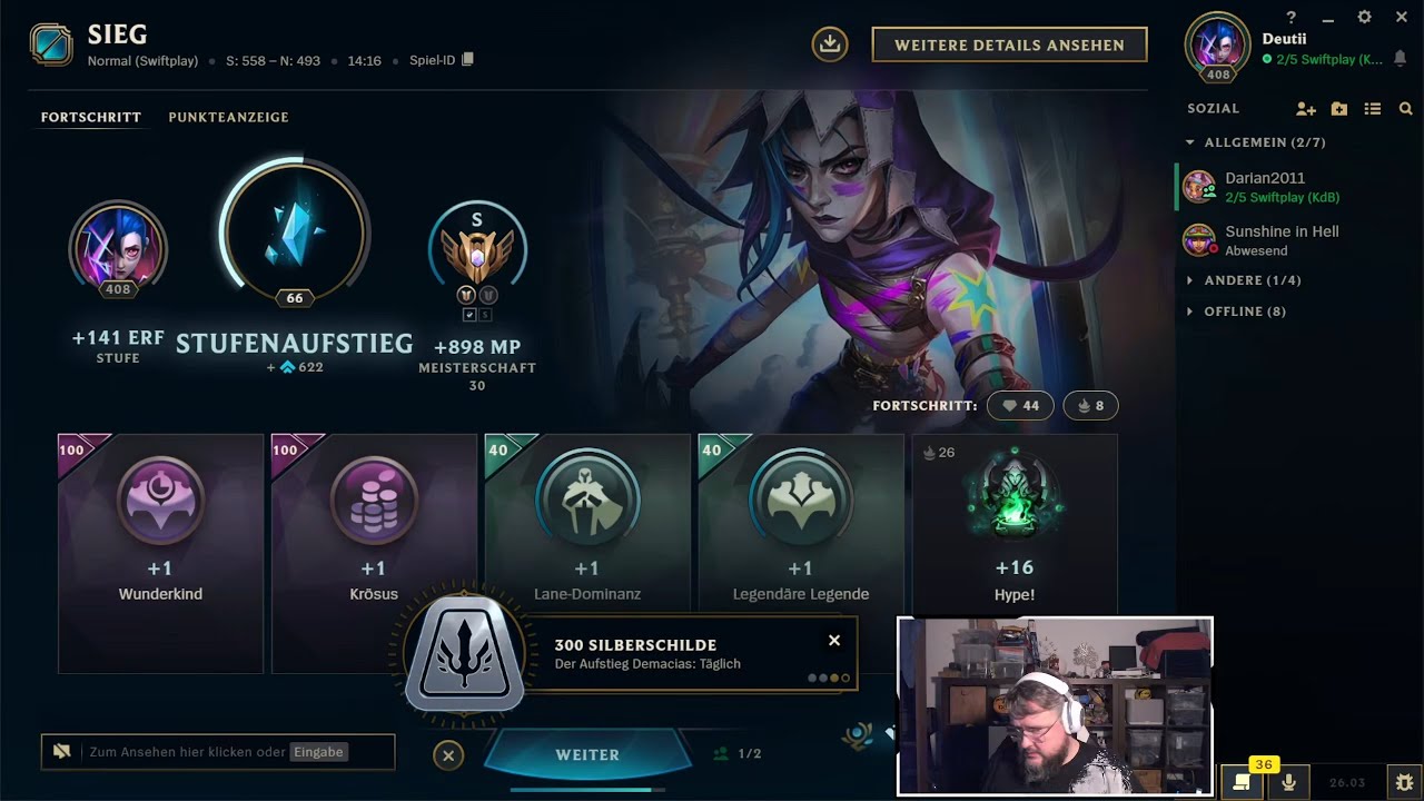 League of Legends | SWIFTPLAY | Jinx | S | w/friends | 13.02.2026 | 7