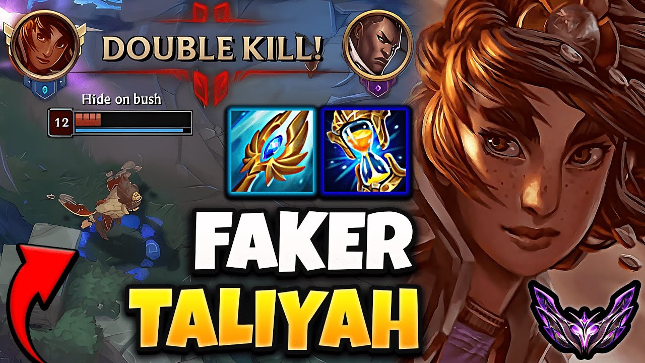 T1 Faker Taliyah vs Qiyana [ MID ] Lol Korea Master Patch 14.2 ✅