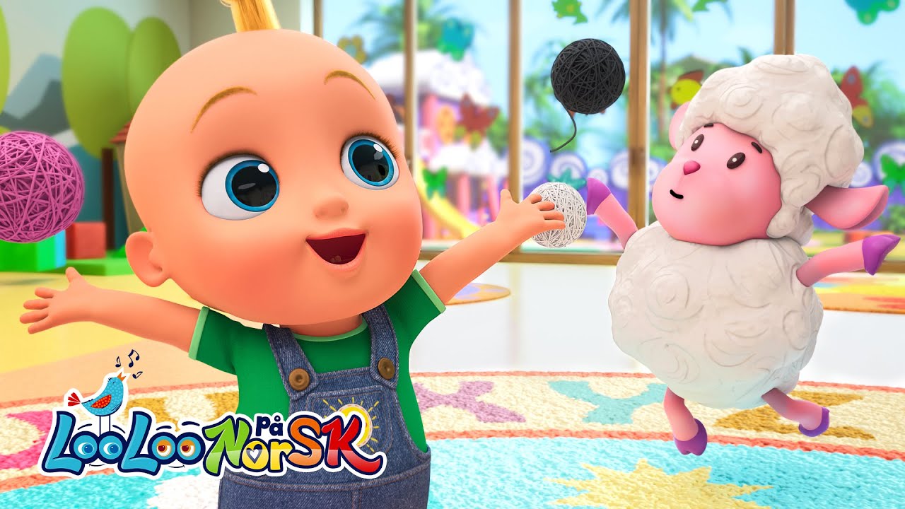 Bæ Bæ Lille Lam 🐑 Populære Barnesanger for Barn | LooLoo Kids Norsk 🎶