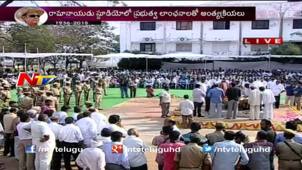 Exclusive :  Movie Mogul Ramanaidu's Cremation Full Video