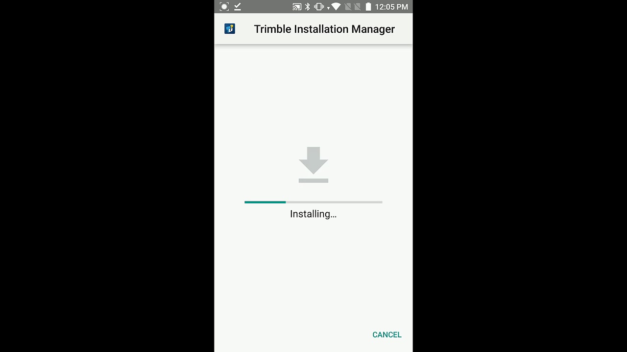 Installing Trimble Installation Manager and Trimble Access on a TDC600 Android Device