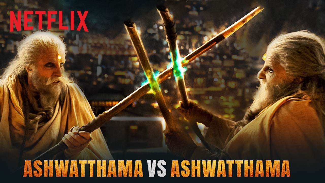 Amitabh Bachchan&rsquo;s GREATEST FIGHT SCENE as Ashwatthama | Kalki 2898 AD | Netflix India