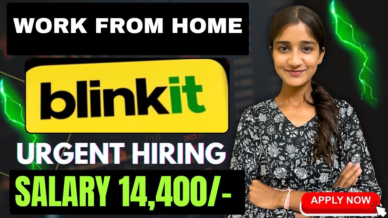 Blinkit Work From Home Jobs 2026 | Jobs For 12th Pass Students At Home| Jobs For Housewives| WFH Job