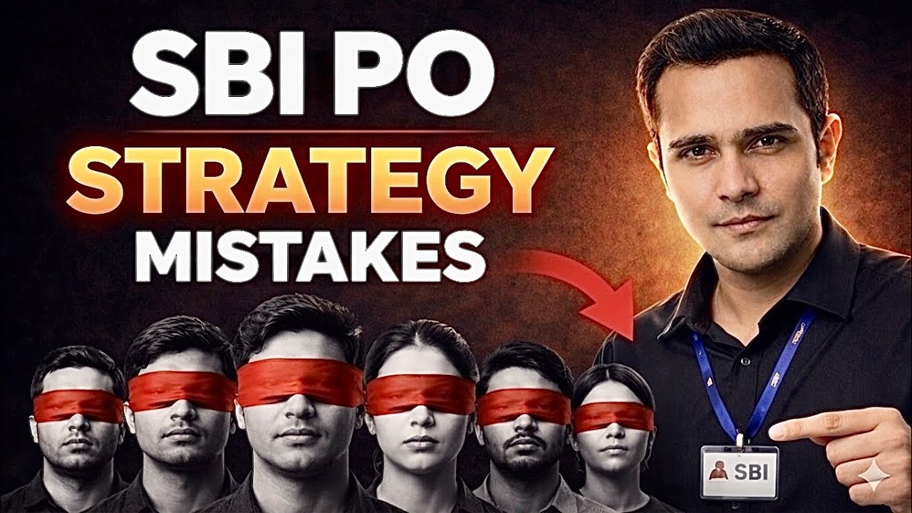 SBI PO Strategy 2026 | How to clear Prelims + Mains in first attempt #sbi 