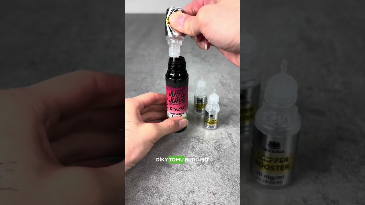 Jak m&iacute;chat vlastn&iacute; liquid? 💨